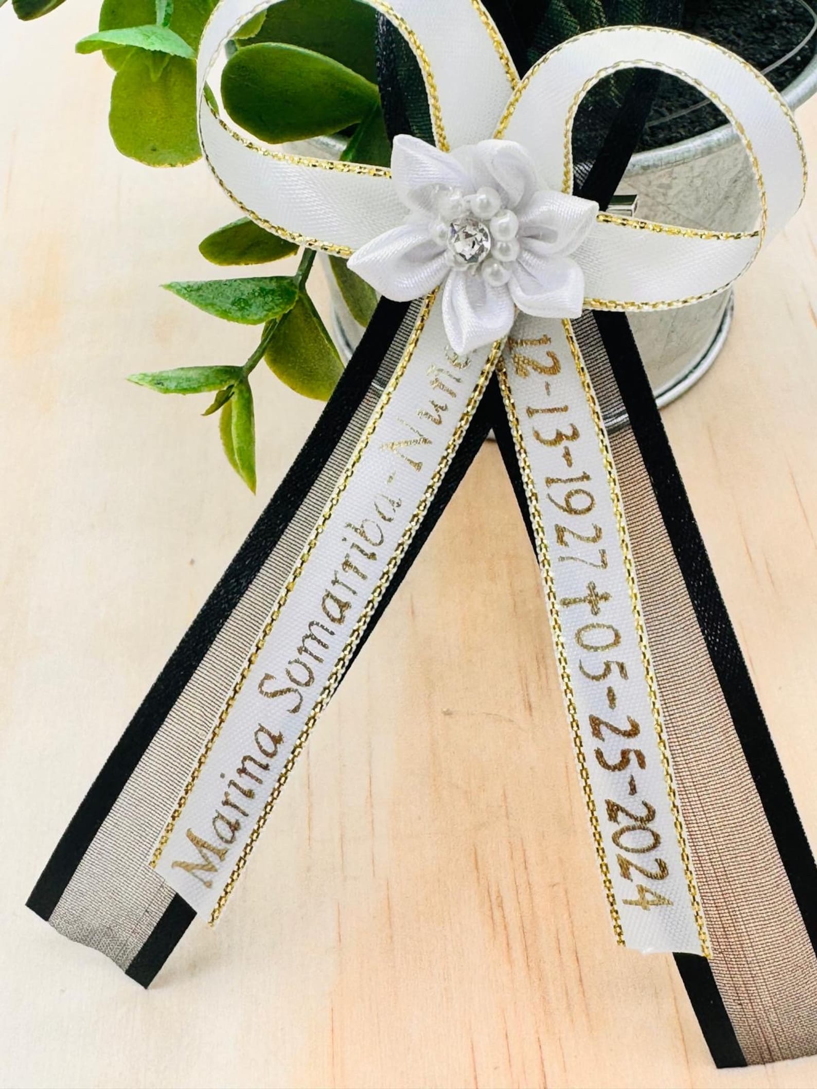 100pcs-50-24pcs Personalized Ribbons/celebration of Life Funeral Favors ...