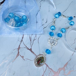 12pcs Baptism Favors  Breaclets Baptism Party Favors recuerdos para Bautizo virgen Mary