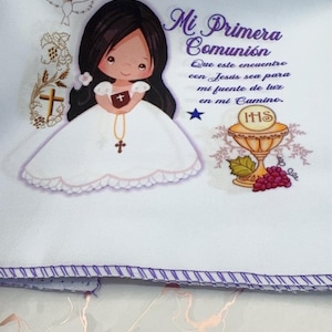 First Communion Favors, recuerdos para primera comunion, 12pcs Napkins