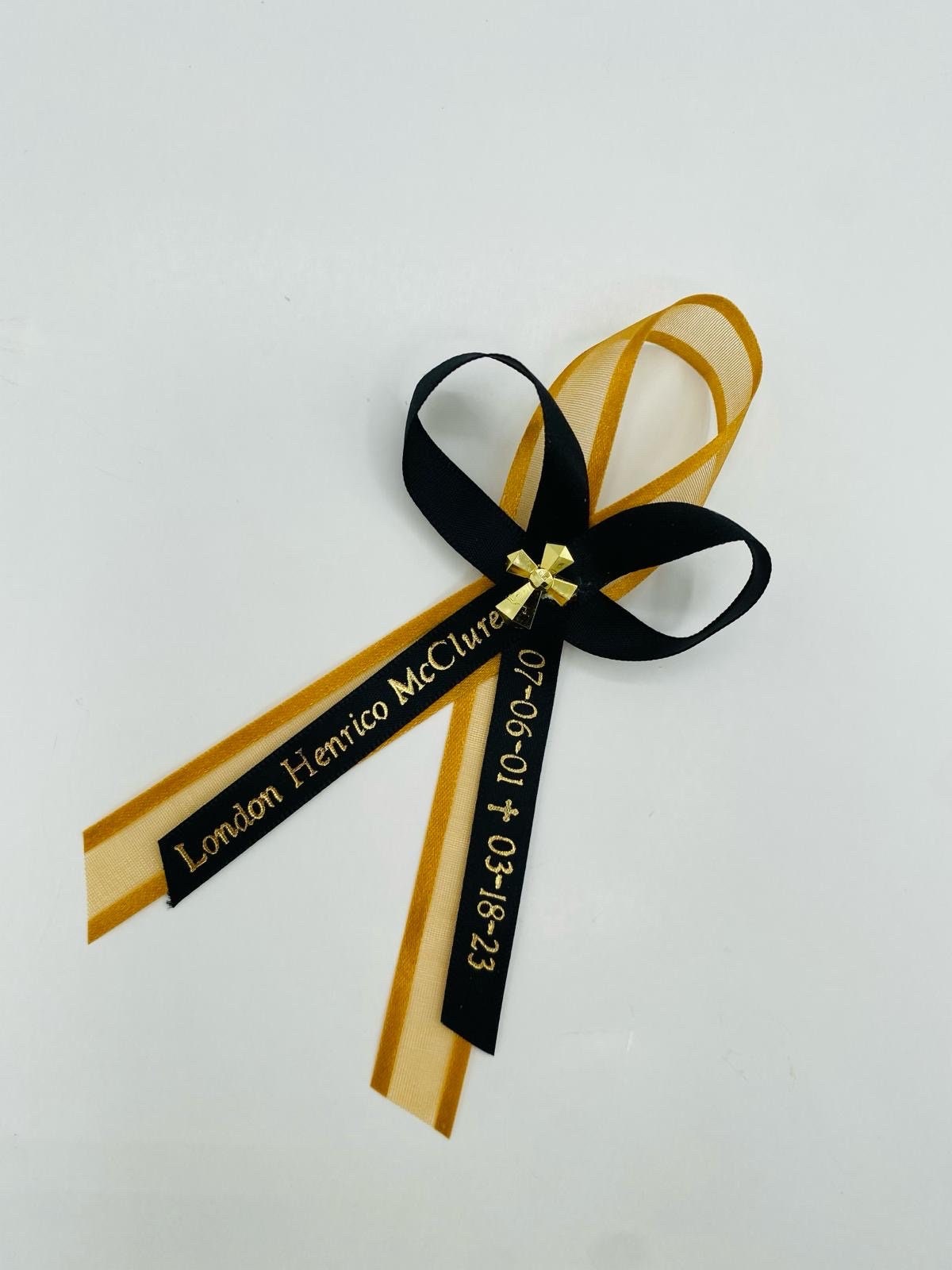 Personalized Funeral Ribbon Favors, Celebration of Life Satin Ribbons ...