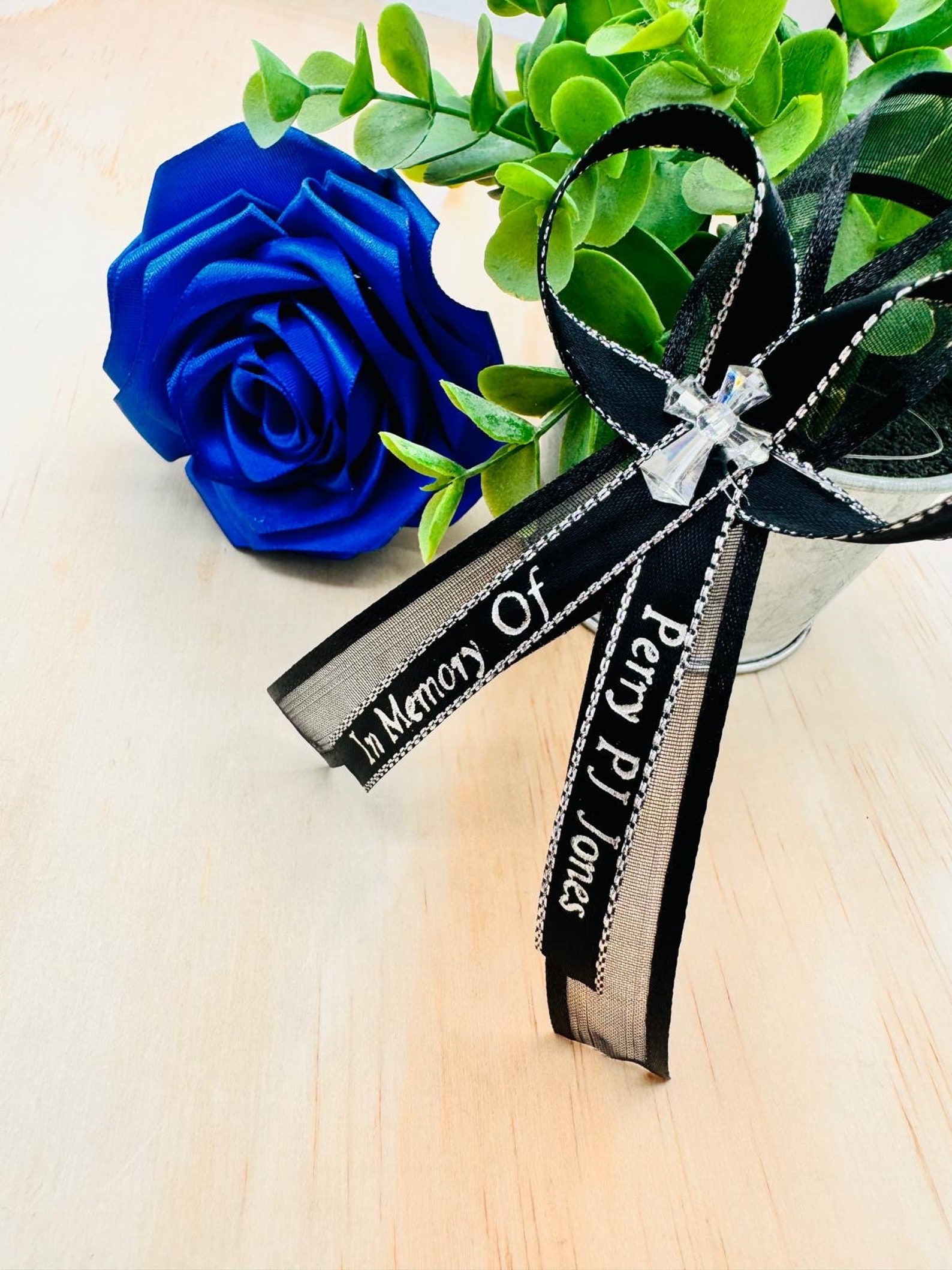 100pcs-50-24 Pcs Personalized Ribbons Funeral Favors, Ribbons With ...