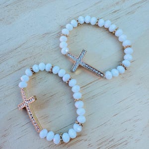 Recuerdos Para Bautizo 12-24pcs Baptism Party Favors recuerdos para Bautizo Quinceañera Favors Bracelets First communion FREE Bags