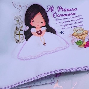 First Communion Favors, recuerdos para primera comunion, Napkins for first communion 12 pieces