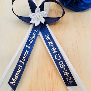 100pcs-50-24pcs Personalized ribbons/Celebration of life,funeral favors, ribbons with safety pins double ribbons Memorial Ribbons