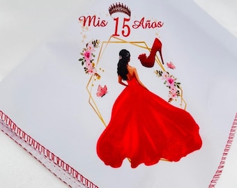 12 Personalized Sweet 16 Mirrors: Quinceanera Party Favors