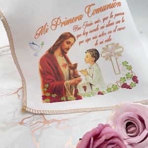 First Communion Favors, recuerdos para primera comunion, 12pcs Napkins