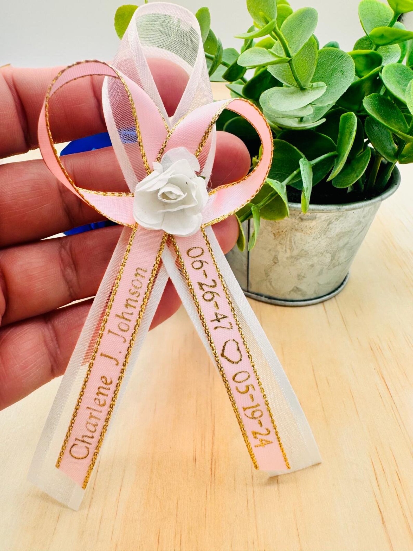 100pcs-50-24pcs Personalized Ribbons/celebration of Life Funeral Favors ...