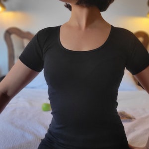 Merino Wool Short Sleeve Tshirt for Women / Organic thermal Tshirt for Women / Merino Wool Tshirt  / Short Sleeve Wool Tshirt