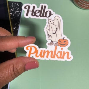 Hello Pumpkin Sticker