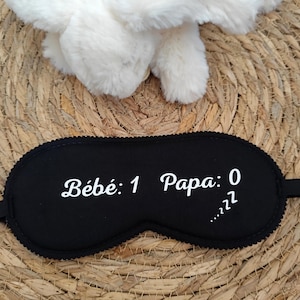 Cadeau futur papa - Masque pour les yeux futur papa - cadeau humour futur papa-surprise originale grossesse - annonce grossesse papa