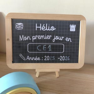 Pizarra personalizada de regreso a clases - Primer y último día de clases - Letrero de regreso a clases - Foto del primer día de clases 2025-2026
