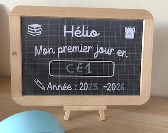 Personalized back to school slate - first day and last day of school - back to school sign - first day of school photo 2025-2026