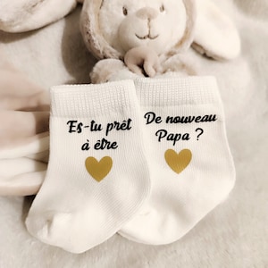 Chaussettes bébé annonce grossesse papa/de nouveau papa