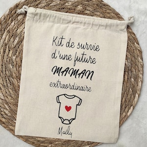 Kit de survie future maman - sac maternité future maman - cadeau future maman - cadeau femme enceinte