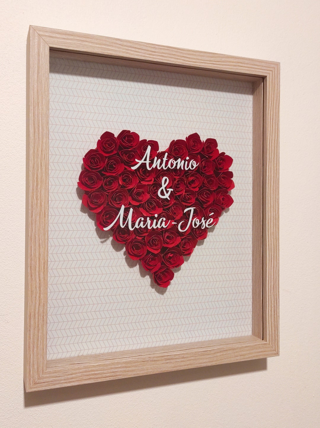 Cadeau Mariage Personnalisé Pour Fille – Tableau Encadré – Surprise