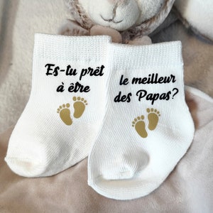 Chaussettes bébé annonce grossesse le meilleur des papas