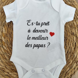 Body bébé annonce grossesse papa
