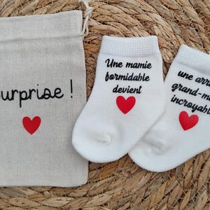Pochette surprise annonce grossesse-future mamie extraordinaire-Mamie formidable - annonce grossesse arrière grand-mère