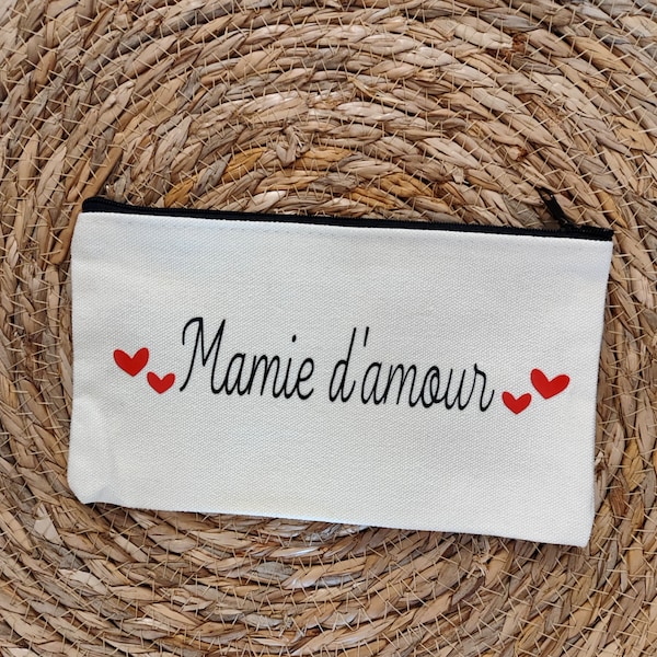 Trousse/pochette mamie d'amour