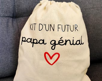 Future Dad Kit Bag - Future Dad Gift - Dad Pouch - Dad Maternity Bag - Maternity Gift - Personalized Dad Gift - Baby Shower