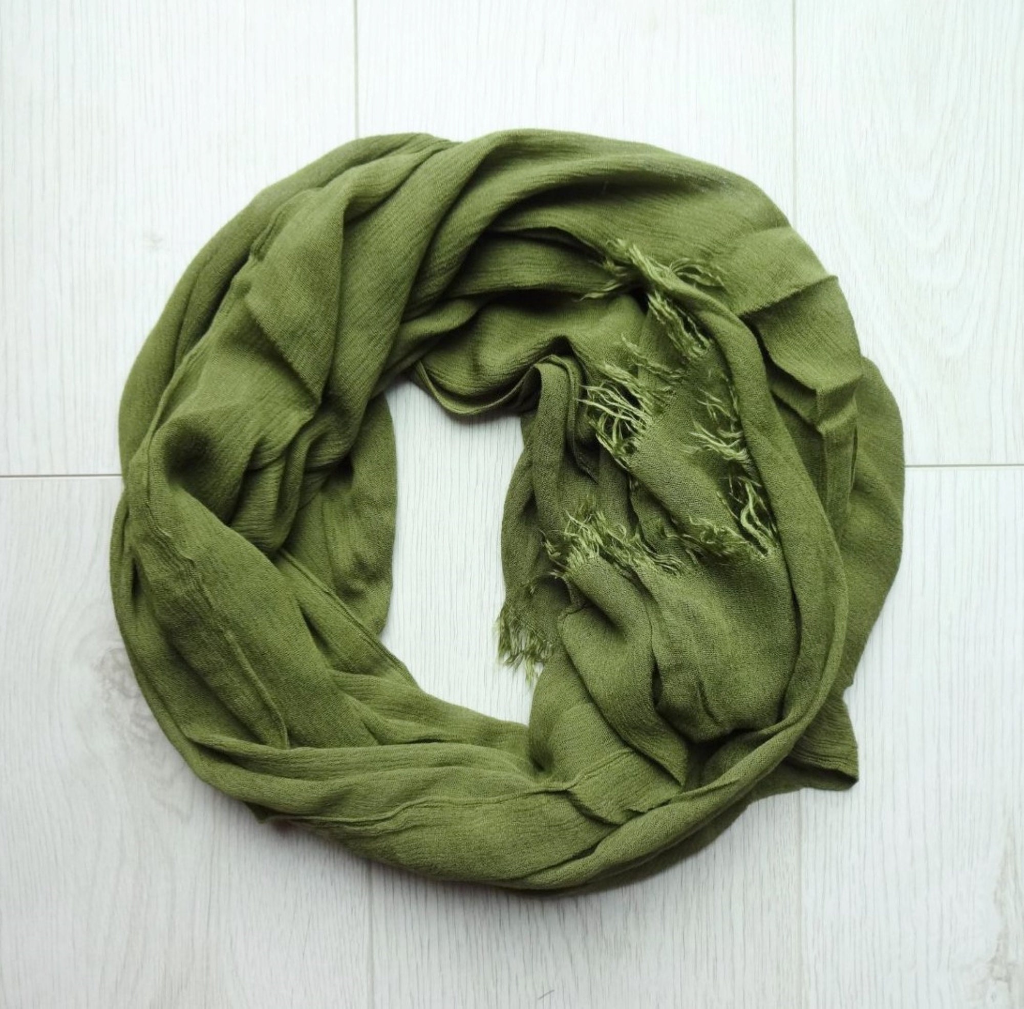 Sciarpa XL - Verde melange - Donna - Abbigliamento - di Mano a Mano