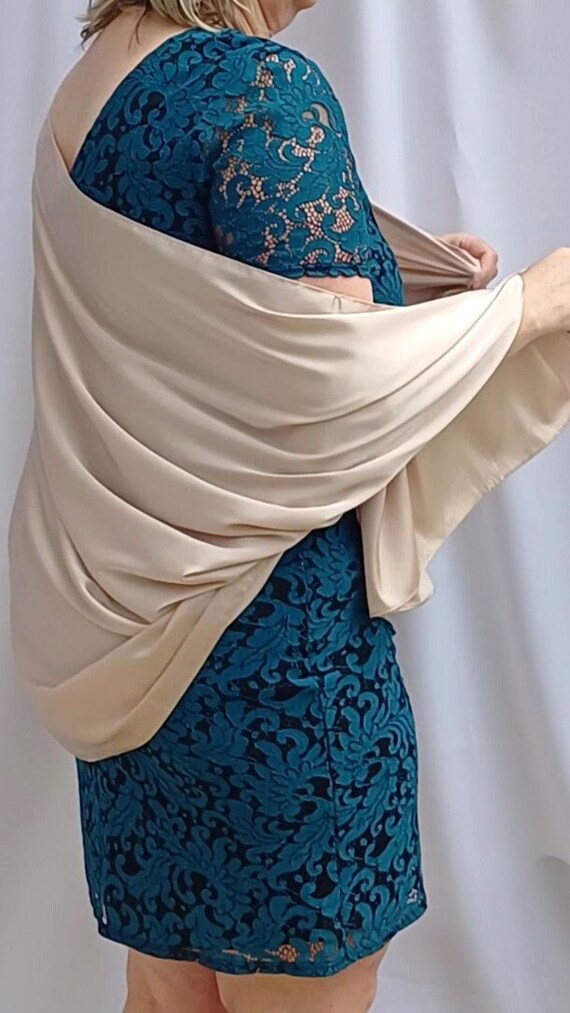 shawl satin luxe