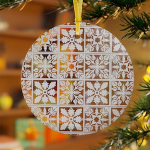 Hawaii Ornament Gift Set Hawaii Quilt Design Christmas gift Polynesian Christmas Mele Kalikimaka Hawaii Christmas Decor Hawaiian Holiday