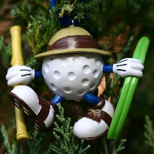 Be The Ball Character Lost Golf Ball Christmas Ornament