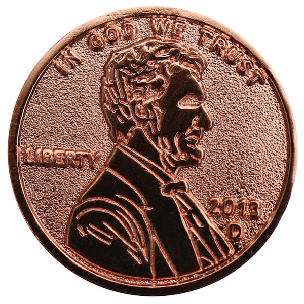 Lucky Penny Golf Ball Marker & Magnetic Hat Clip