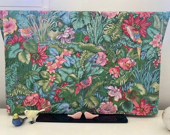 TV cover/Housse "les oiseaux roses" 68X114 cm