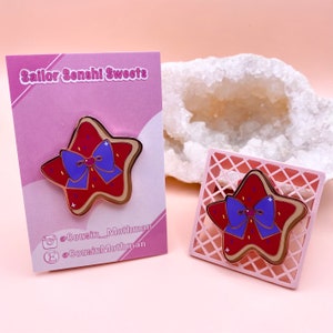Mars Cookie Pin | Sailor Senshi Pin,  Magical Girl Enamel Pin, Food Enamel Pin, Kawaii Enamel Pin, Cute Enamel Pin, Hard Enamel Pin