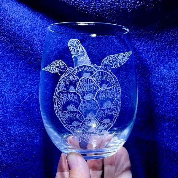 Engraved Sea Glass Etsy