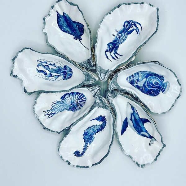 Decorated Oyster Shells