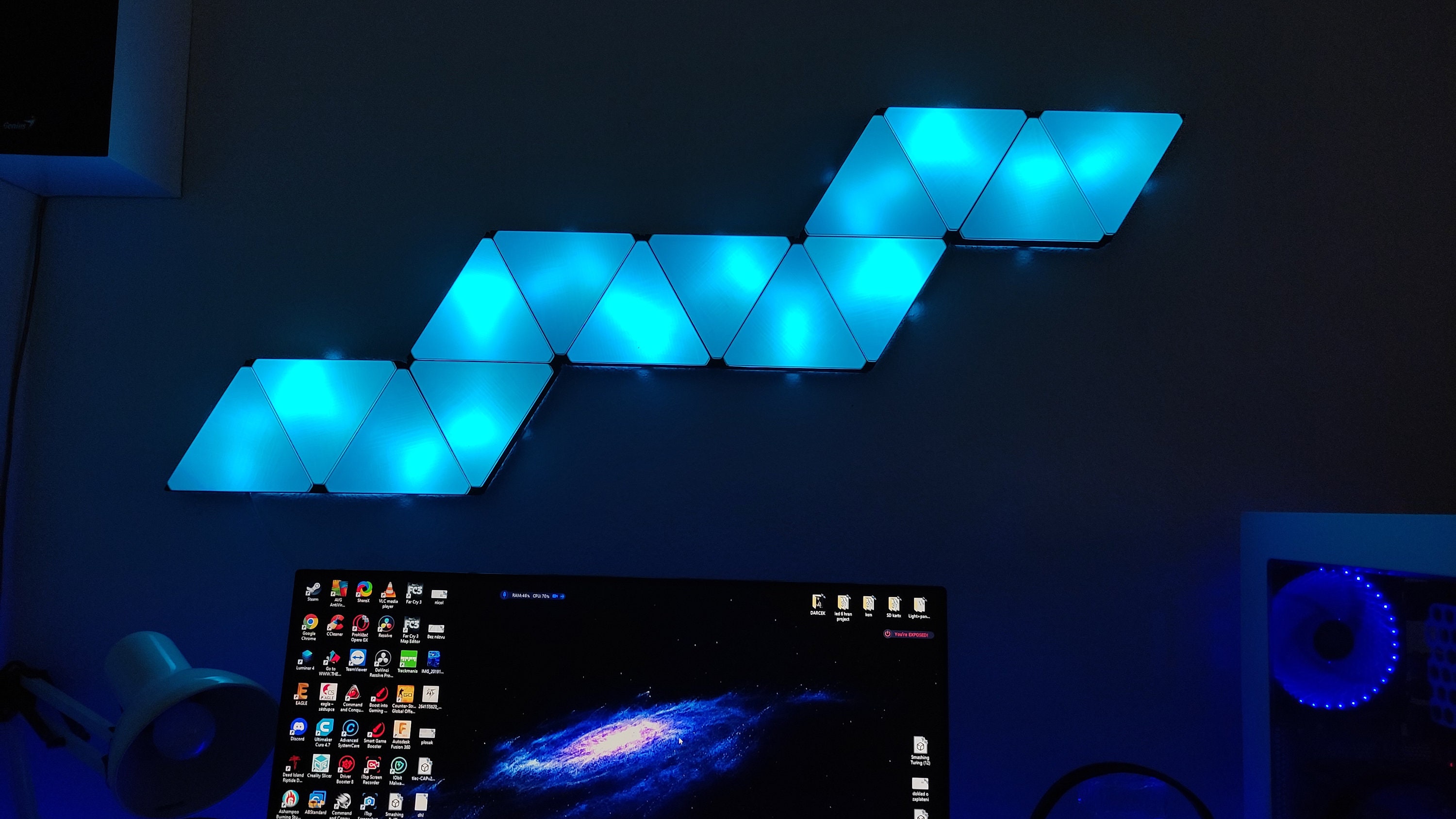 3D STL Model Led Light Panels Wall Panel Nanoleaf Replica Led Etsy Canada