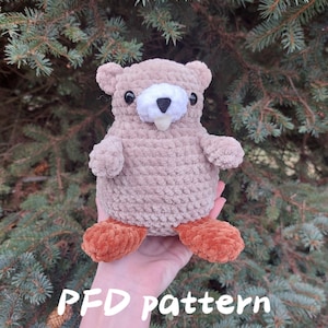 crochet beaver PDF pattern