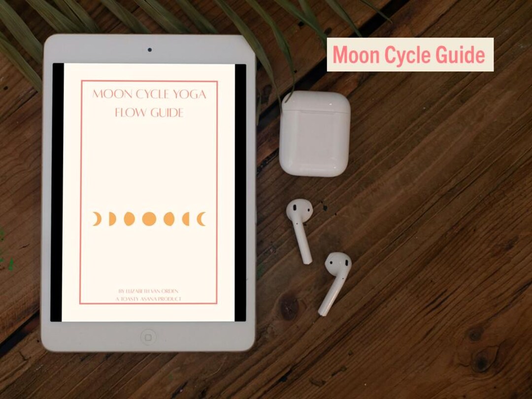 Moon Cycle Guide | Lunar Yoga Journal - Etsy
