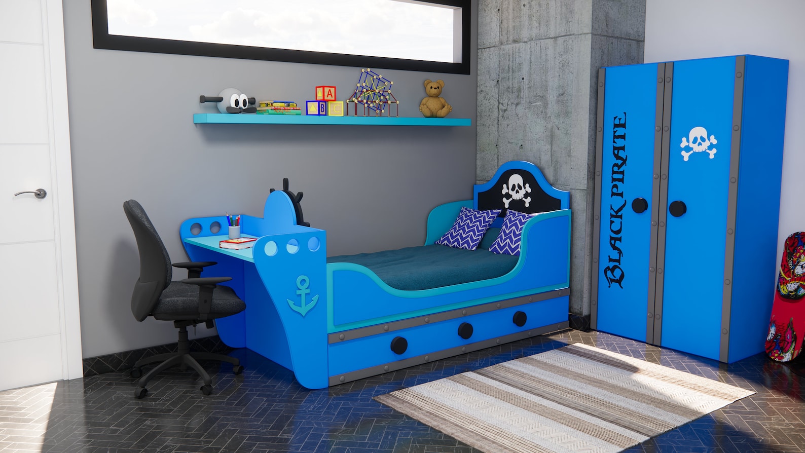 Pirate Boat Bed Plans plans Only Create a Themed Bedroom Etsy