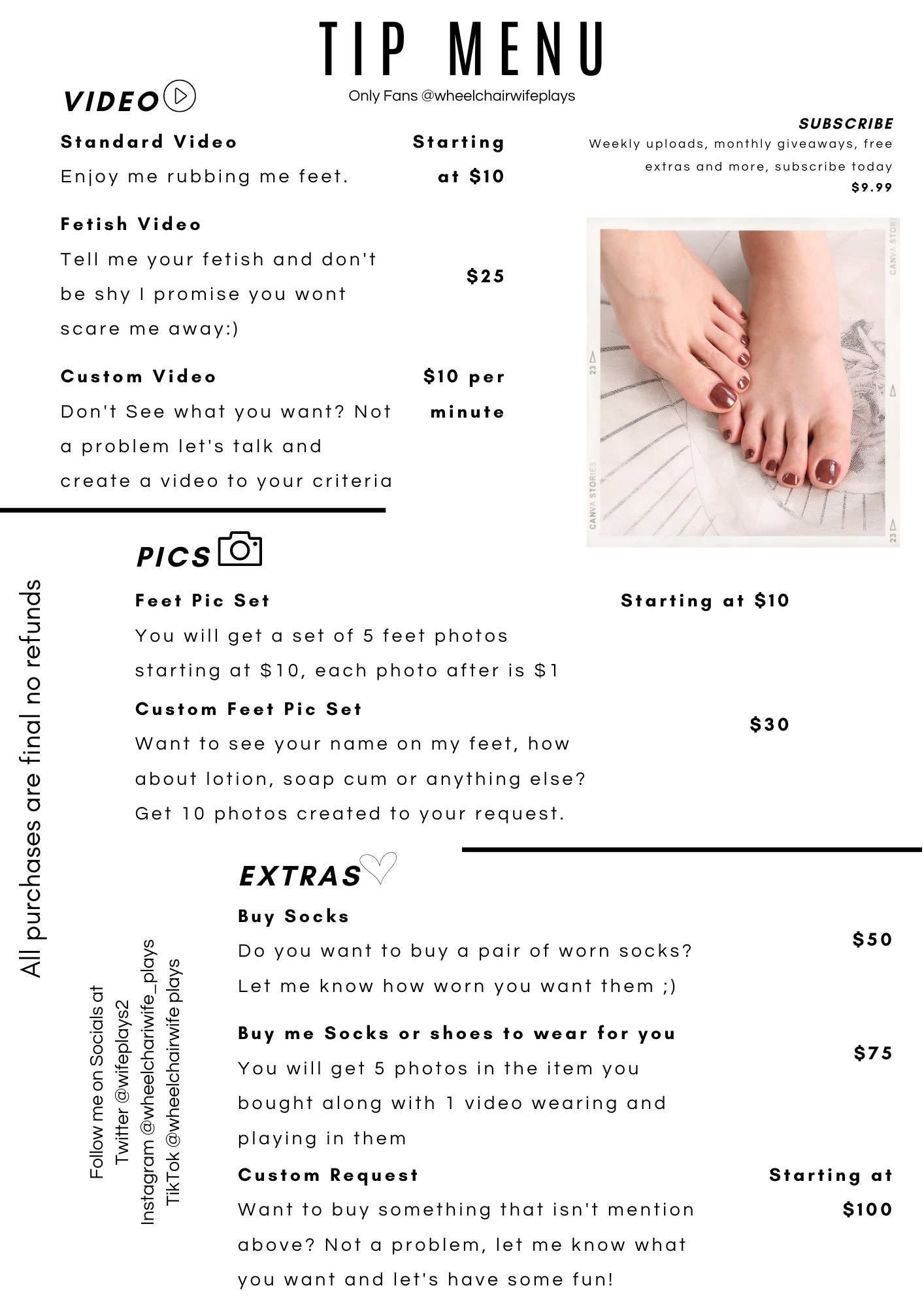 Onlyfans Feet Tip Menu Etsy Onlyfans Feet Tip Menu Etsy