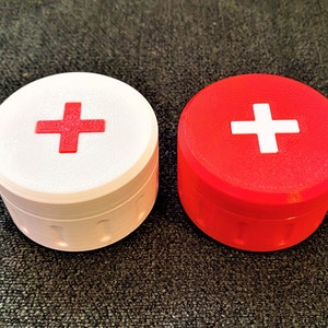 Medicine Container - Pill Container - Travel Pill Holder and Pill Box