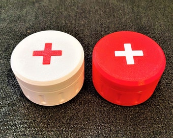 3D Printed Travel Pill Container - Secure Medicine Holder