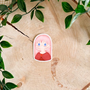 Sticker Belle anime - cute sticker