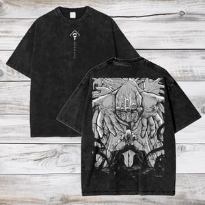 Jujutsu Kaisen Mahito Oversized T-Shirt: Anime Acid Wash Tee