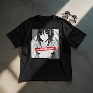 ヴィンテージアニメグラフィックTシャツ：日本のマンガユニセックスT