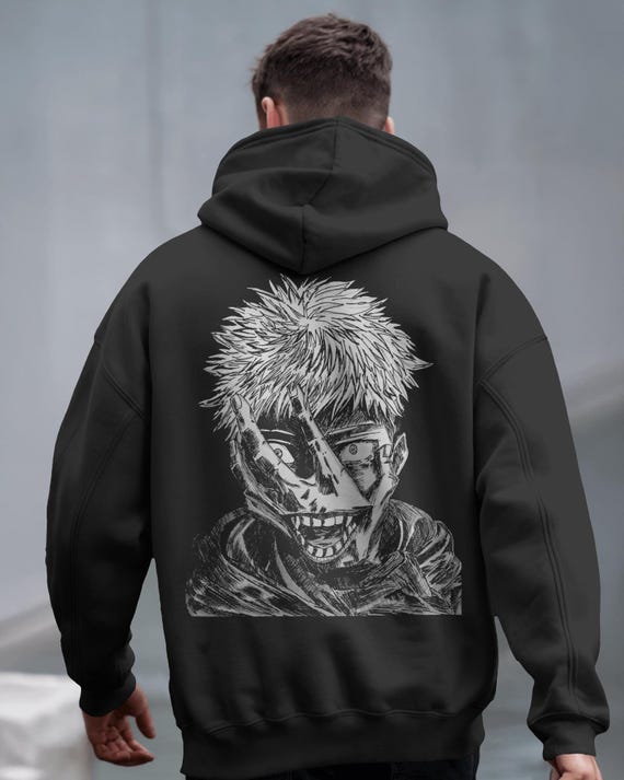 呪術廻戦 パーカー：虎杖悠仁 スノーウォッシュドコットン - Etsy 日本