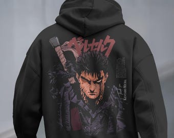 Novo Moletom De Anime Berserk Harajuku Guts Eyes Manga Hoodi