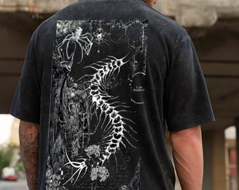 東京グール アニメ アシッドウォッシュ オーバーサイズ Tシャツ 金木研