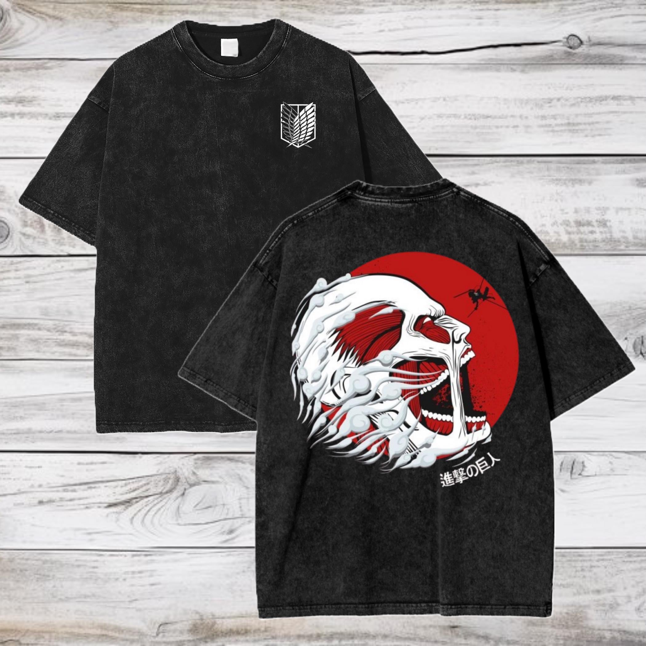 レア】進撃の巨人 熊本復興支援Tシャツ Attack on Titan レア】進撃の