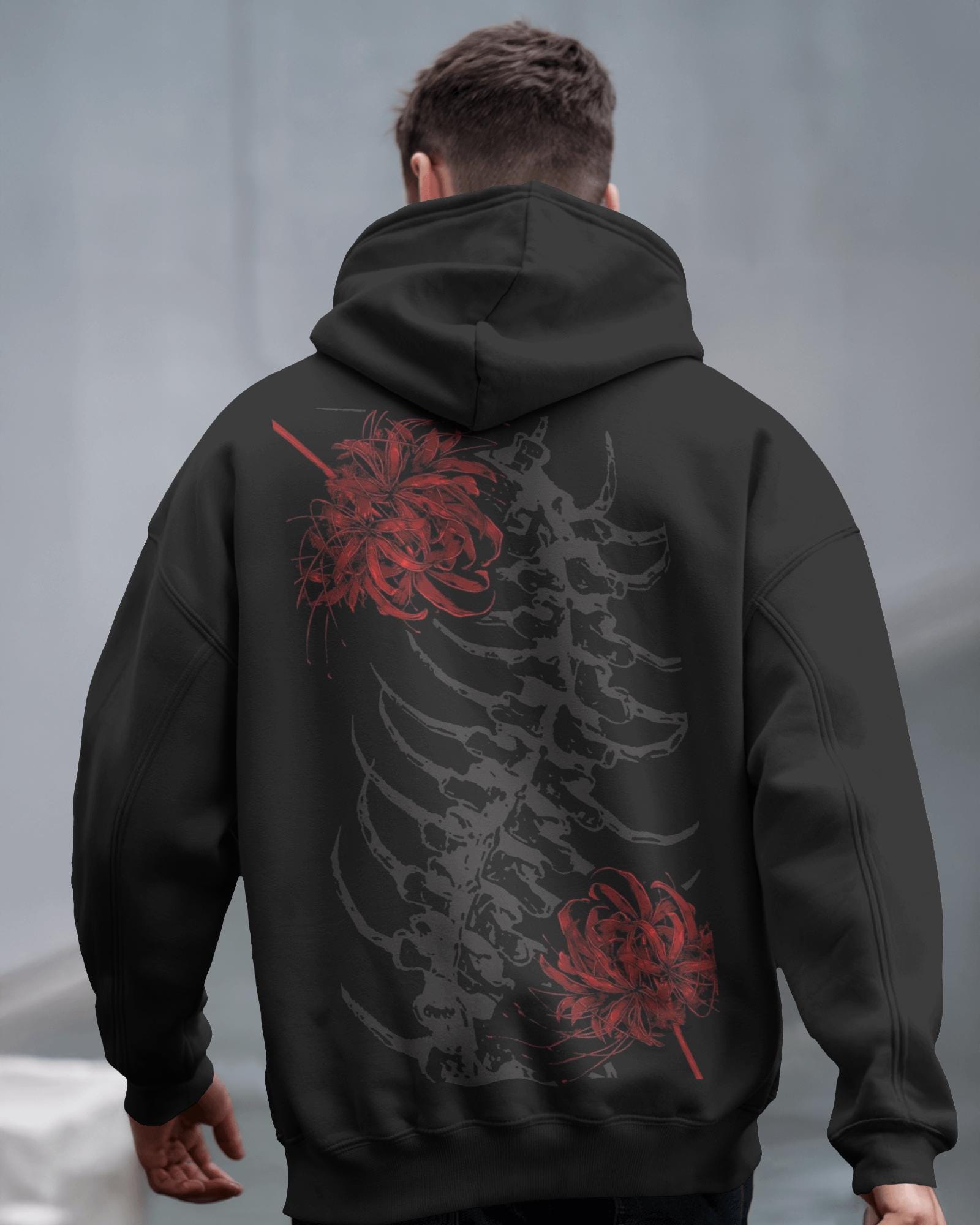 Tokyo Ghoul Ken Kaneki Anime Hoodie: Snow Washed, Loose Fit - Etsy