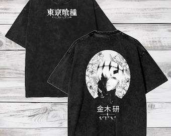 東京喰種トーキョーグール オーバーサイズTシャツ：金木研 アニメ