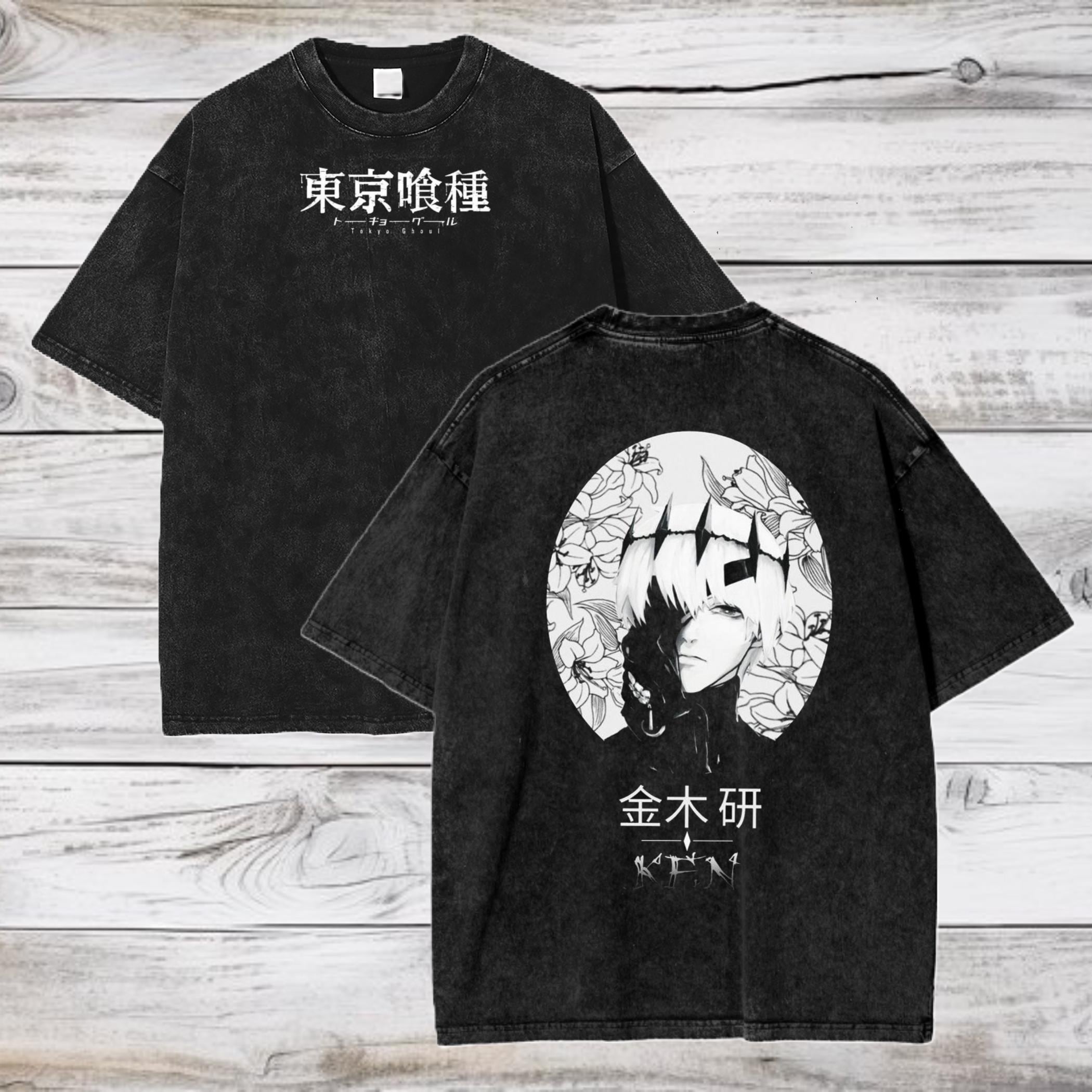 東京喰種トーキョーグール オーバーサイズTシャツ：金木研 アニメ